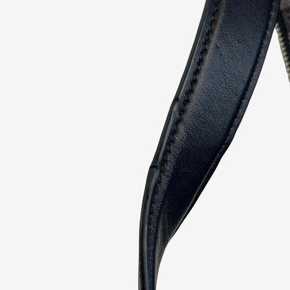 Coach Chelsea Black Smoke Signature Jacquard Leather Two Way Crossbody Bag - Picture 15 of 16